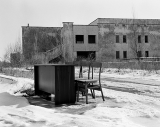 Abandoned building with furniture, Pripjat 